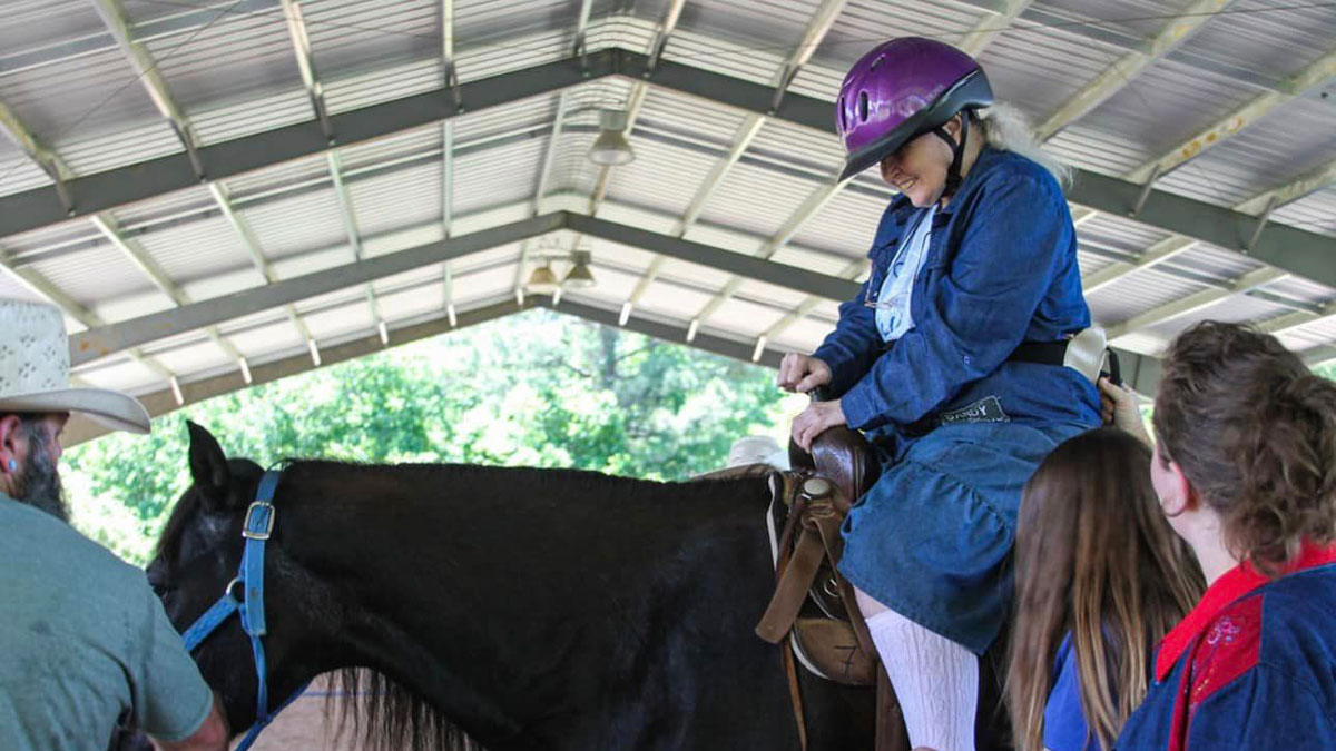 Ms. Sandy and Bubba at Equestrian Zone  